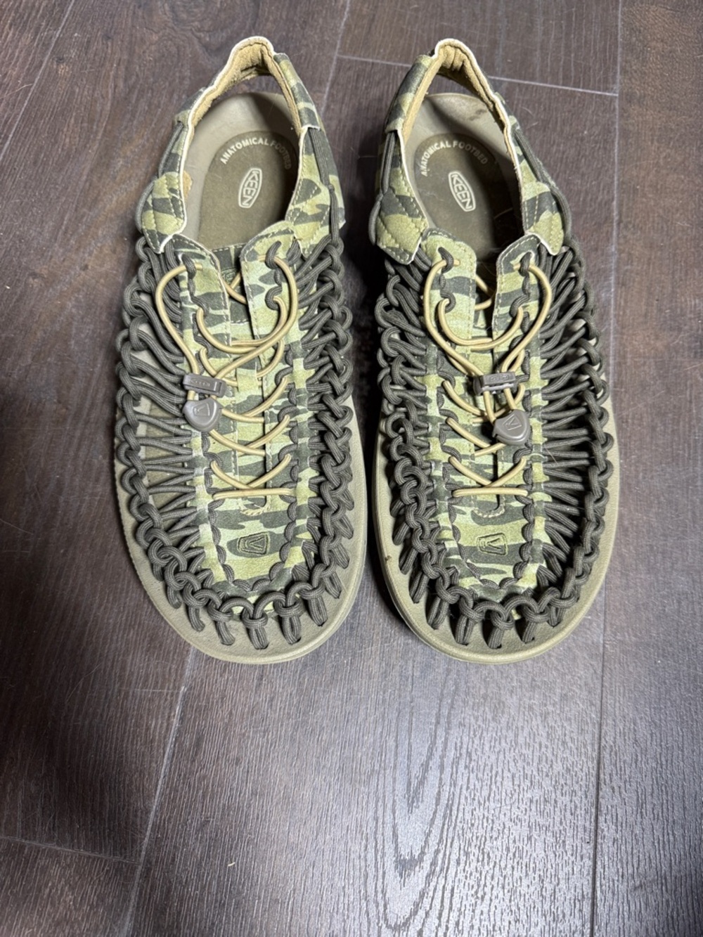 Keen Uneek Camo Sandals in OD Green